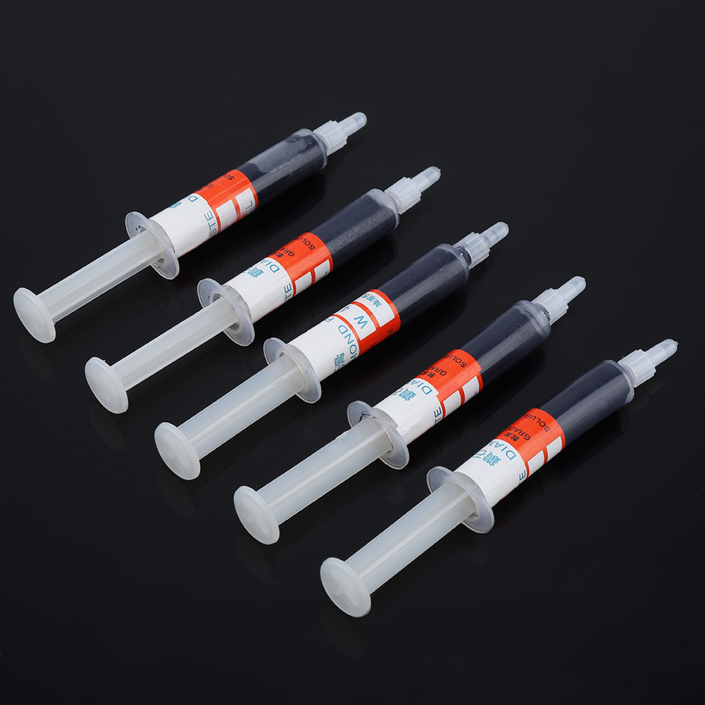 5-teiliges Set Aus Diamantschleif- Und Polierpaste, Schleifpaste, Schleifpaste, Nadel, Tube W40320