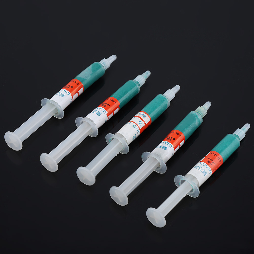 5-teiliges Set Aus Diamantschleif- Und Polierpaste, Schleifpaste, Schleifpaste, Nadel, Tube W20600