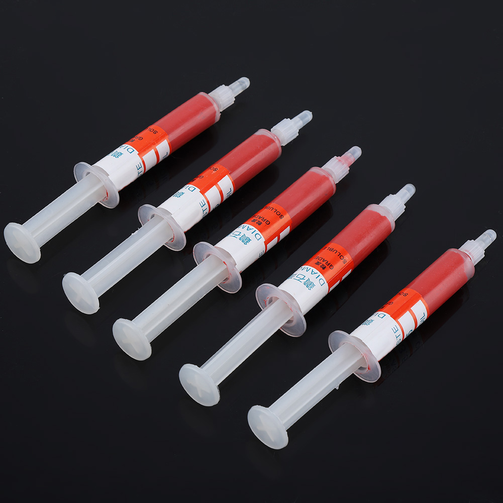 5-teiliges Set Aus Diamantschleif- Und Polierpaste, Schleifpaste, Schleifpaste, Nadel, Tube W3.53000