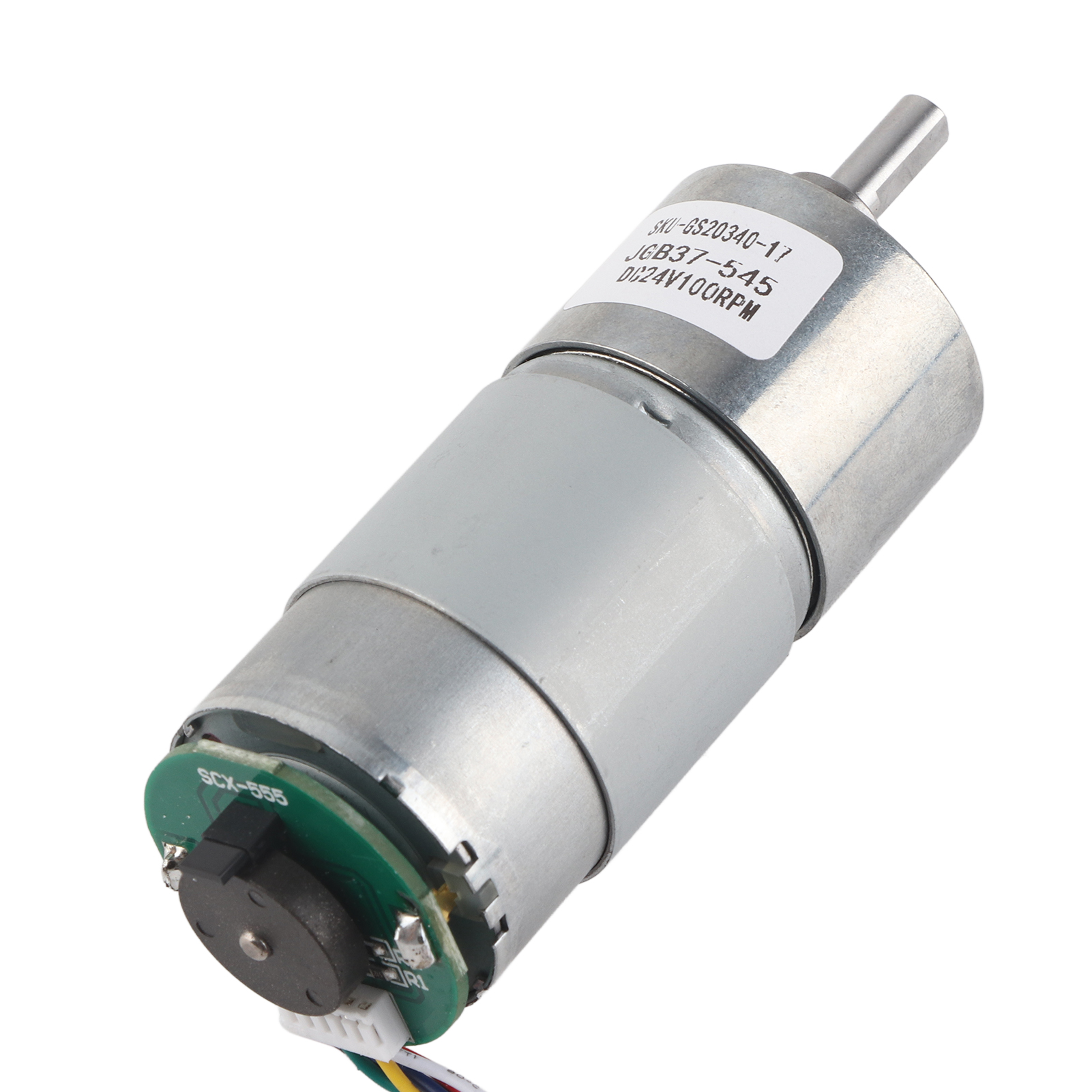 Drehmomentstarker Motor Mit Encoder, 12/24 V, Drehzahlreduziermotor (24 V, 100 U/min)