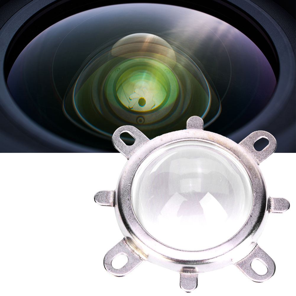 44 Mm Optische Glaslinse, 50 Mm Reflektor, Kollimatorbecher, Feste Halterung Für 20-100 W Led-licht (60°)