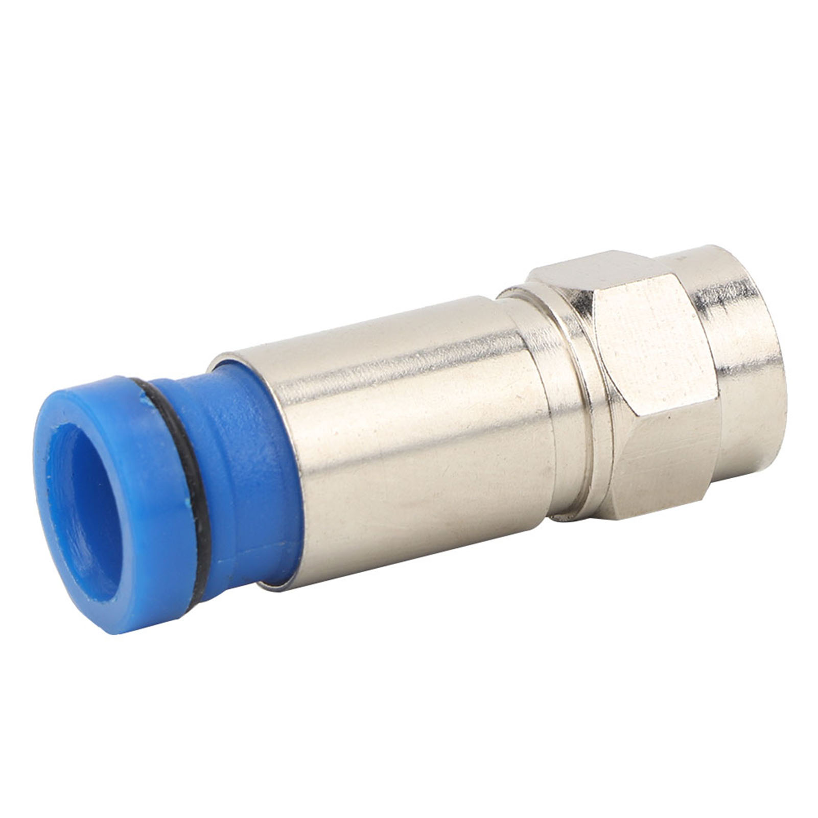 10 Rg6 Uk Crimp-stecker Typ F Kabelantennen-video-satellitenadapter (f-004)