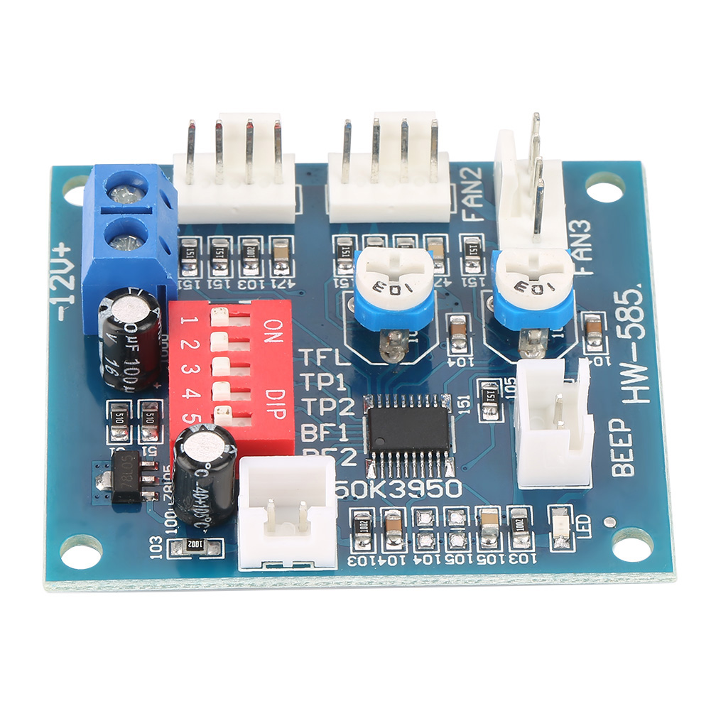 Dc 12v Vierdraht-thermostat-pwm-lüfterdrehzahlreglermodul Für Computer