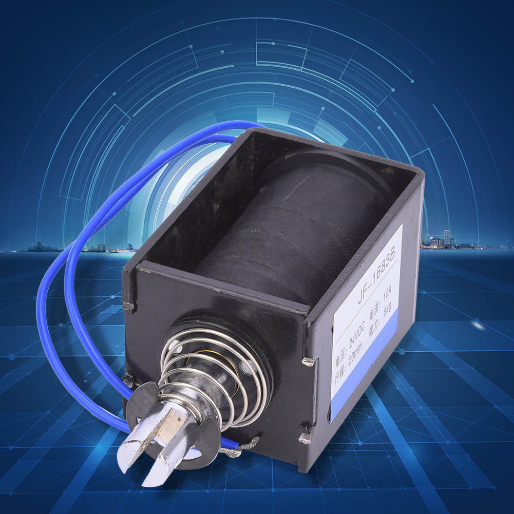 Jf-1683b Gleichstrom-magnetspule (zug-/drucktyp) 78,4 N 24 V Gleichstrom 20 Mm Hub