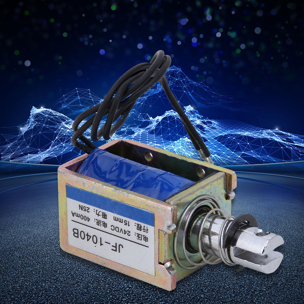 Jf-1040b 25n 24v Gleichstrom-elektromagnet, Zugspule, 15 Mm Hub