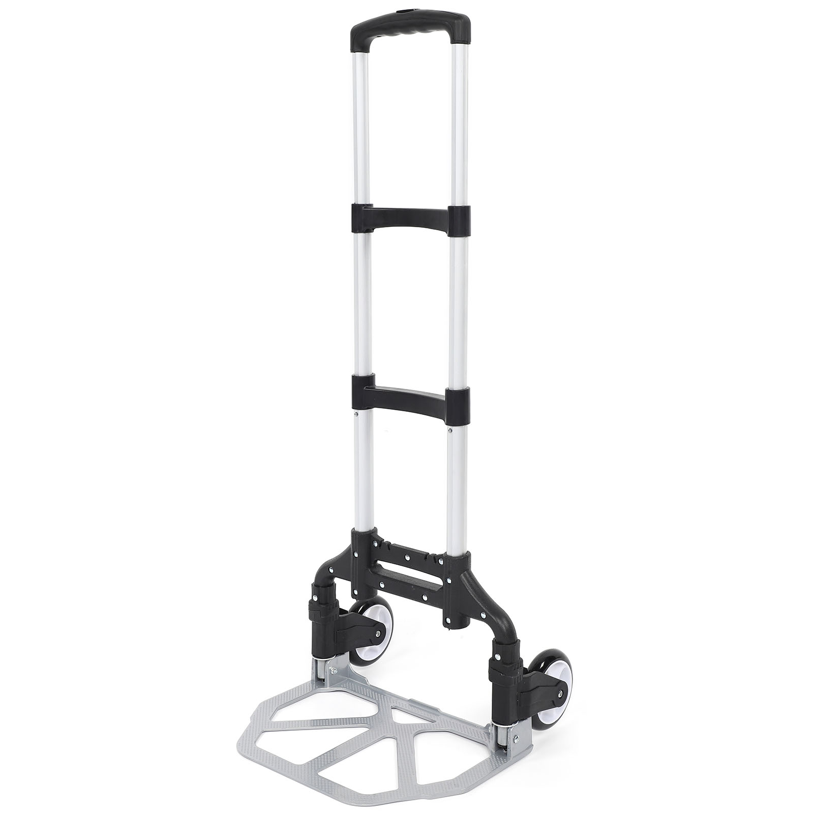 Robuster, Faltbarer, Kompakter Aluminium-handwagen Für Gepäck, 80 Kg Tragkraft
