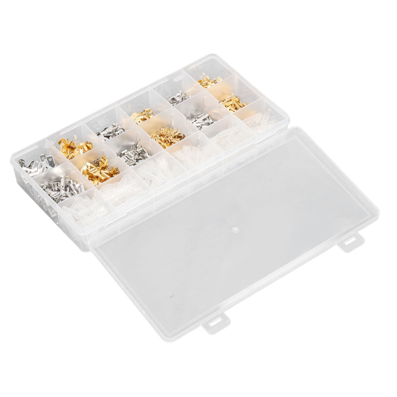 540-teiliges Crimpverbinder-set Mit Stecker Und Buchse Für Kabelquerschnitte Von 2,8 Mm, 4,8 Mm Und 6,3 Mm