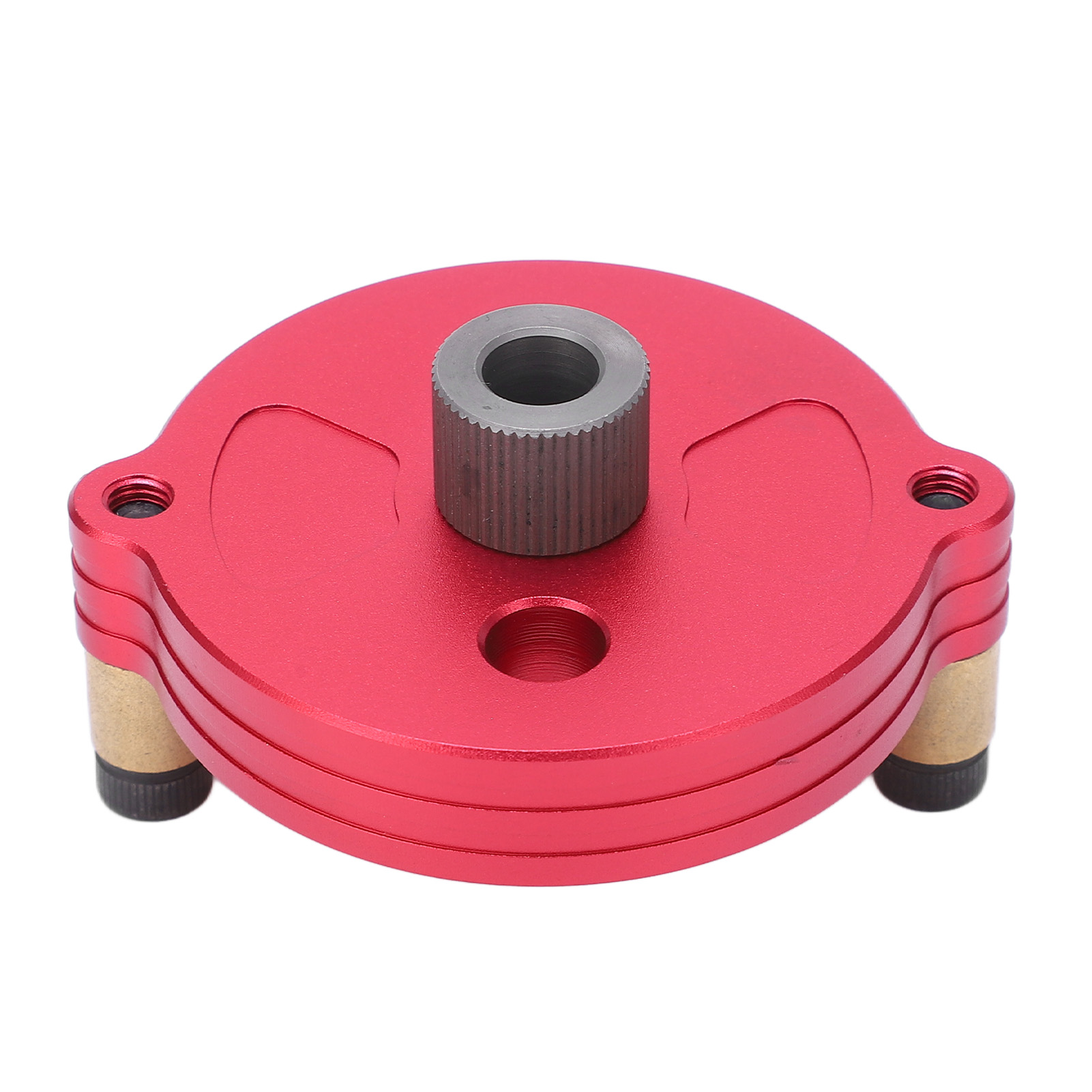 Holzbearbeitungslocher, Gerader Locher, Aluminiumlegierung, Rot, Mit 2–10 Mm Bohrhülse