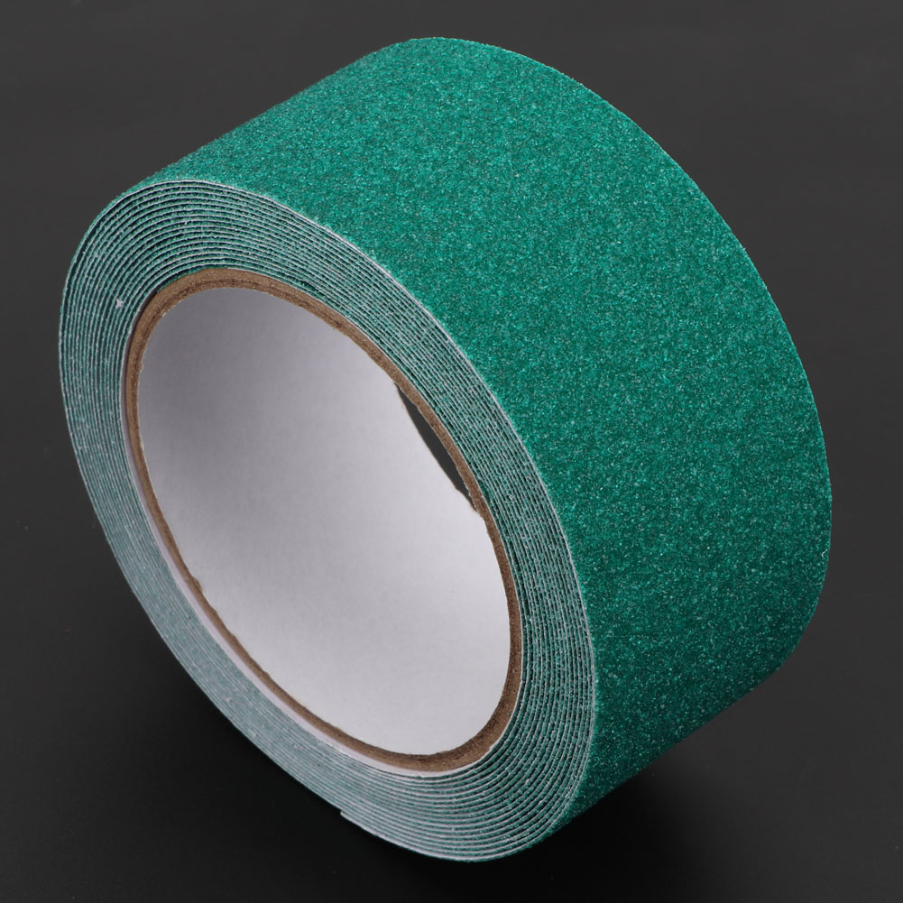 Rutschfestes Klebeband Mit Quarzsand Für Böden Und Treppen, Rutschfestes Pvc-klebeband, 5 M (grün)
