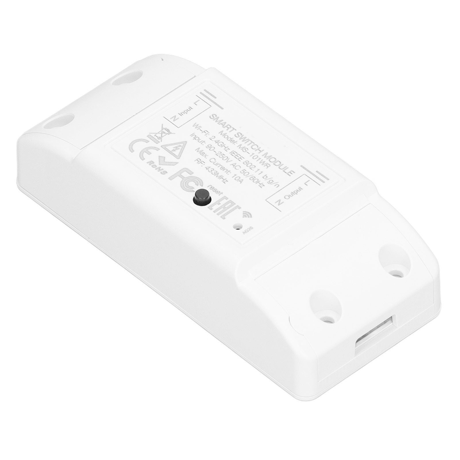 Intelligentes Wi-fi-schaltmodul, Das Über Eine Smartphone-app Ferngesteuert Werden Kann, Für Elektrische Haushaltsstromkreise (90-250 V Ac).