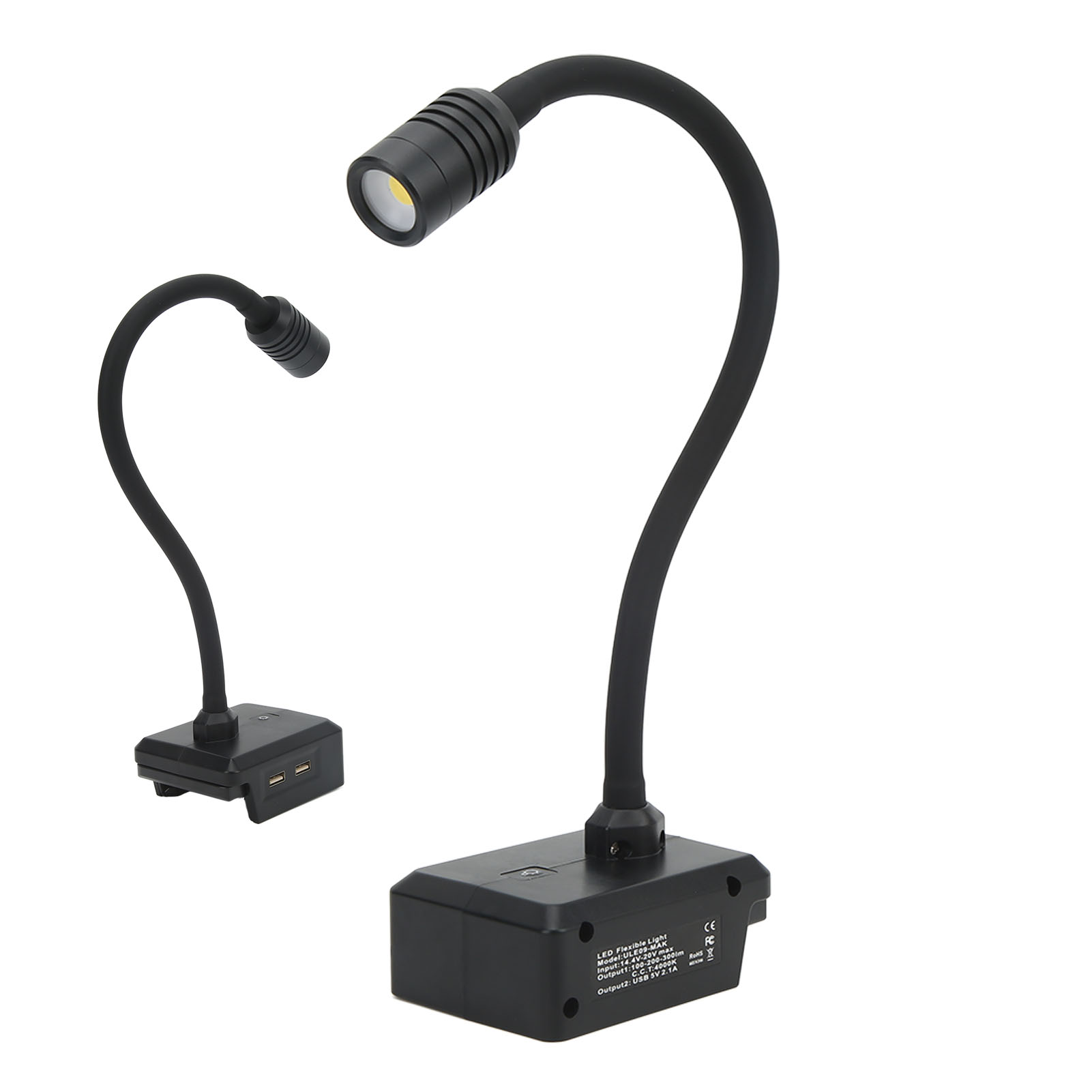 Kabellose, Flexible Led-arbeitsleuchte Mit 3 Helligkeitsstufen Und 360°-drehung – Ideal Für Camping
