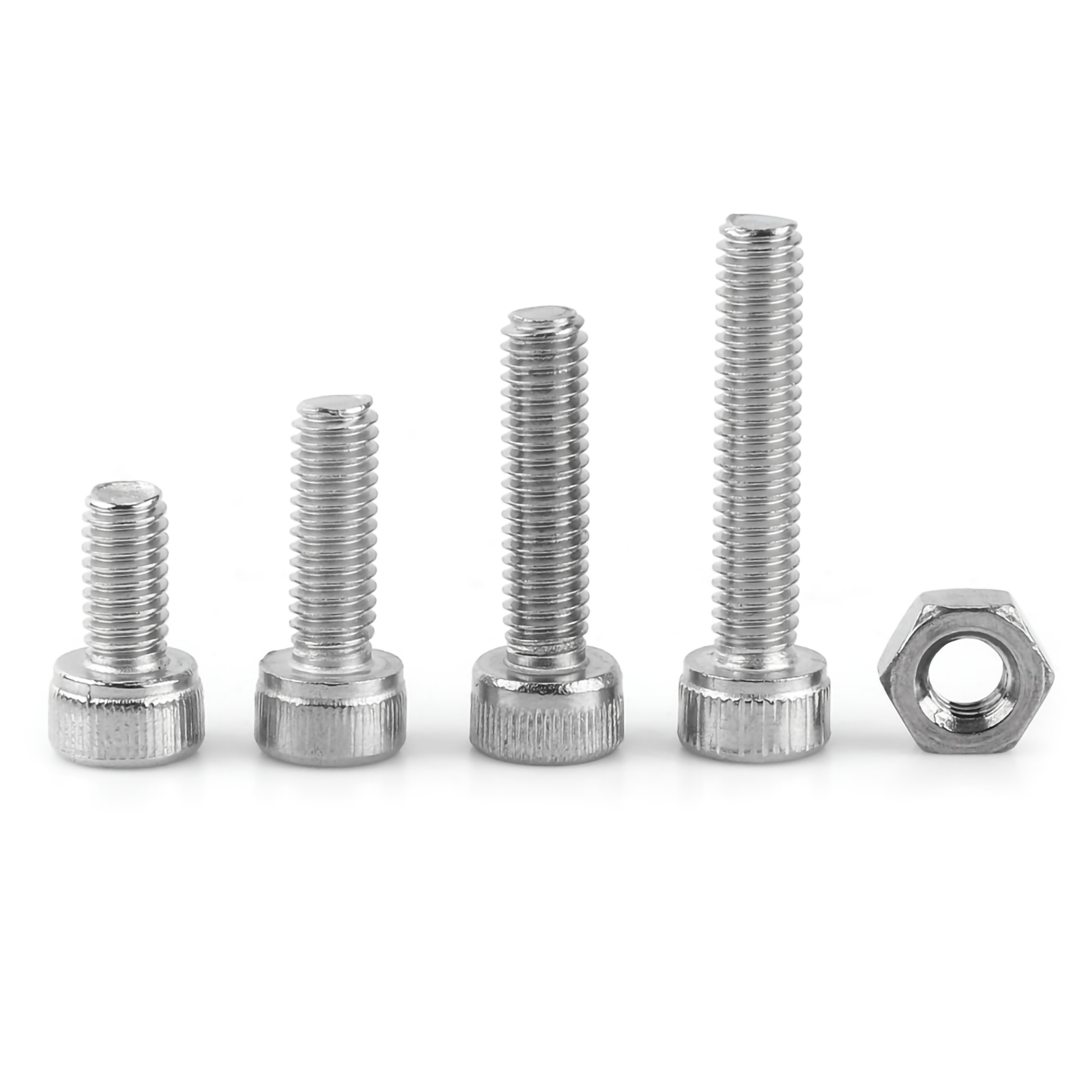 480-teiliges Set Aus Sechskantschrauben Und Muttern Aus Edelstahl Ss304, M2, M3, M4