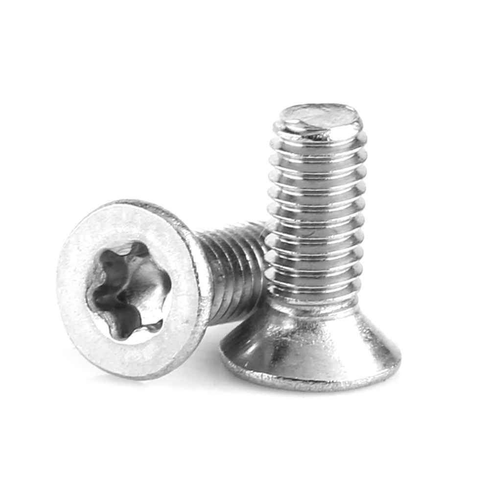 Torx-senkkopfschrauben, Flachkopf, Edelstahl (m3×12)