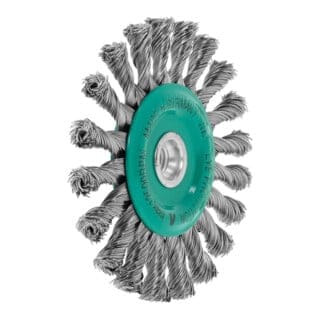 Lessmann ® - Lessmann Rundbürste INOX-Draht 0,50 mm, Bürsten-⌀xBohrungs-⌀ / Gewinde: 125XM14 mm