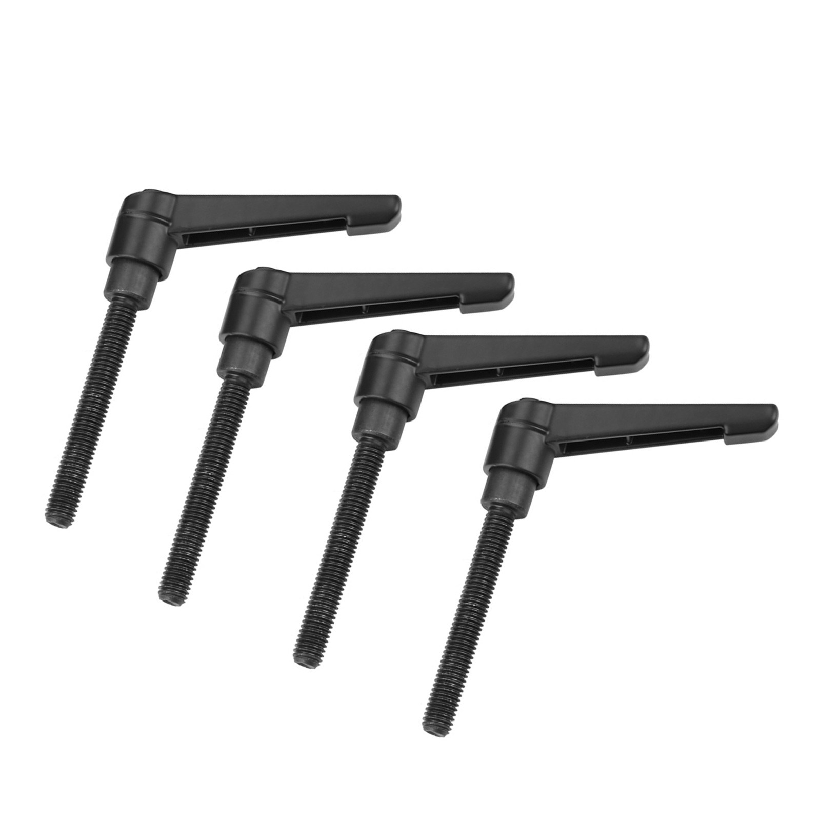 4 Maschinenknöpfe Aus Metall, Verstellbarer Montagegriff, M6 Außengewinde (70 Mm)