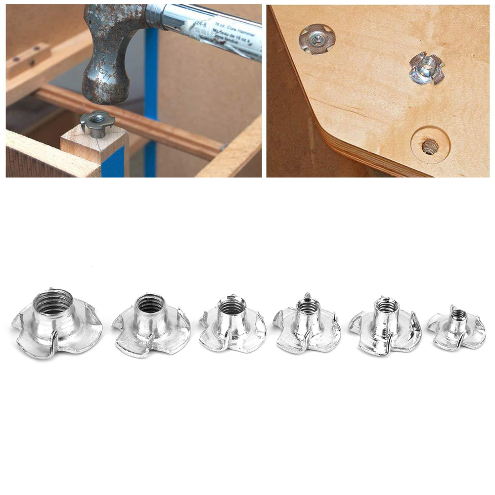 120-teiliges T-nut-set Aus Kohlenstoffstahl Und Verzinktem Stahl, Möbelbeschläge Für Holzpaneele