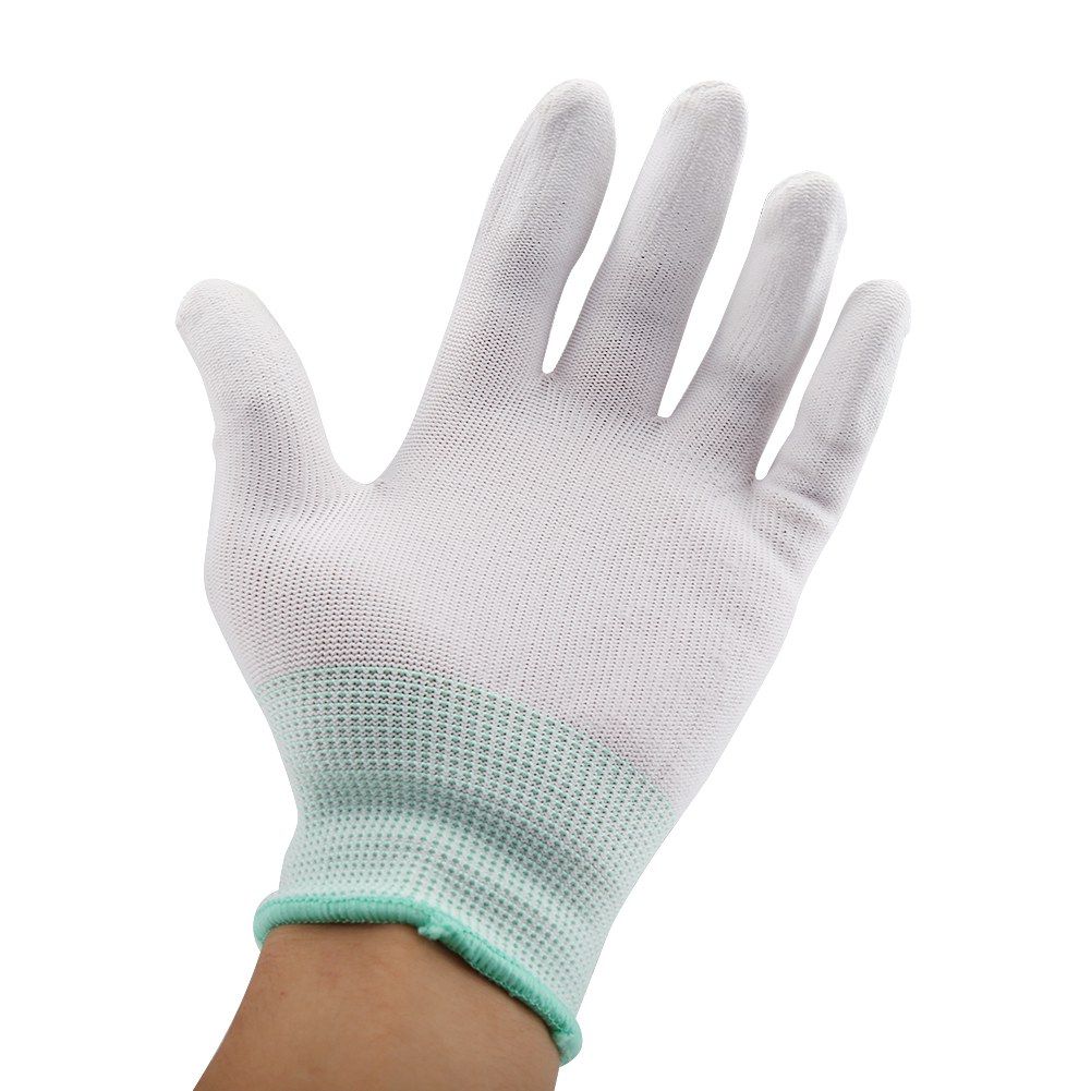 Waschbarer, Antistatischer Und Rutschfester Handschuh Mit Pu-beschichteten Fingerbereichen (m)