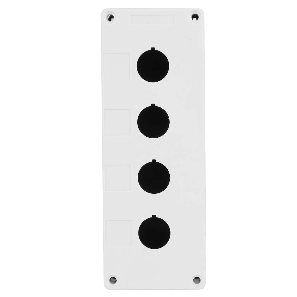 Bx4 22mm 4-loch-drucktastergehäuse, Wasserdicht (weiß)