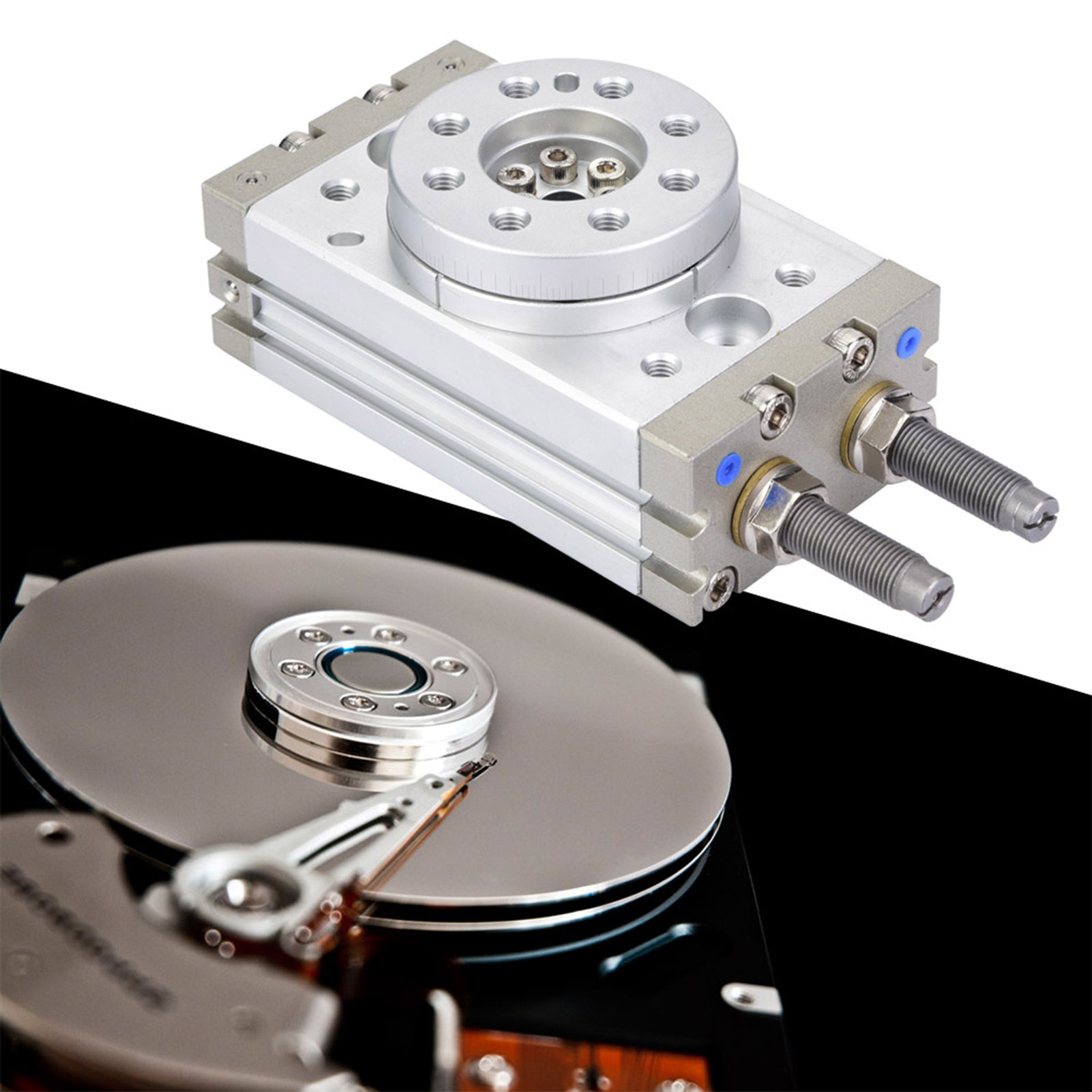 Msqb-20r 180 Grad Drehbarer Pneumatischer Luftzylinder Mit Puffer