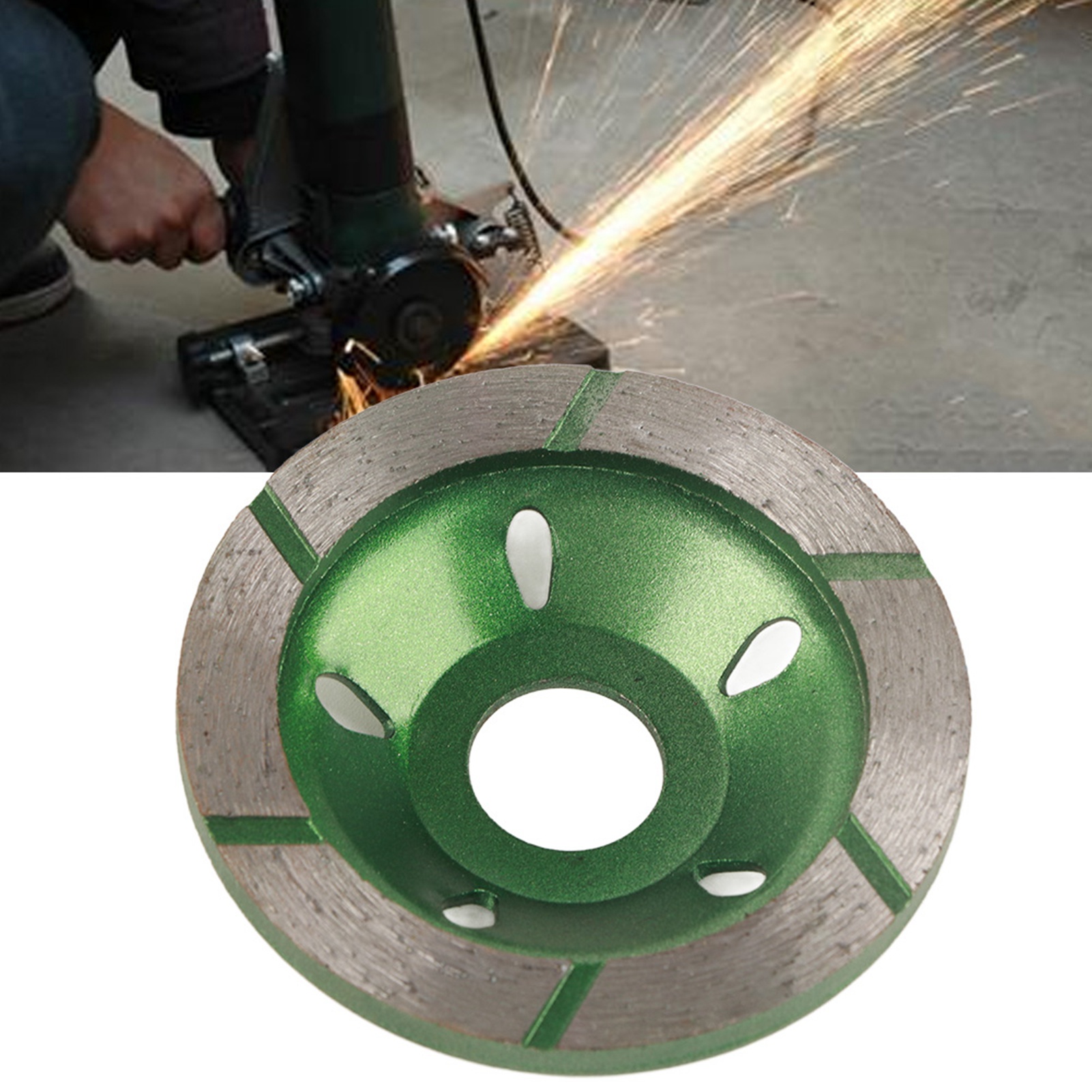 80-mm-diamantsegmentschleifscheibe, Topftrennscheibe Für Beton, Marmor Und Granit