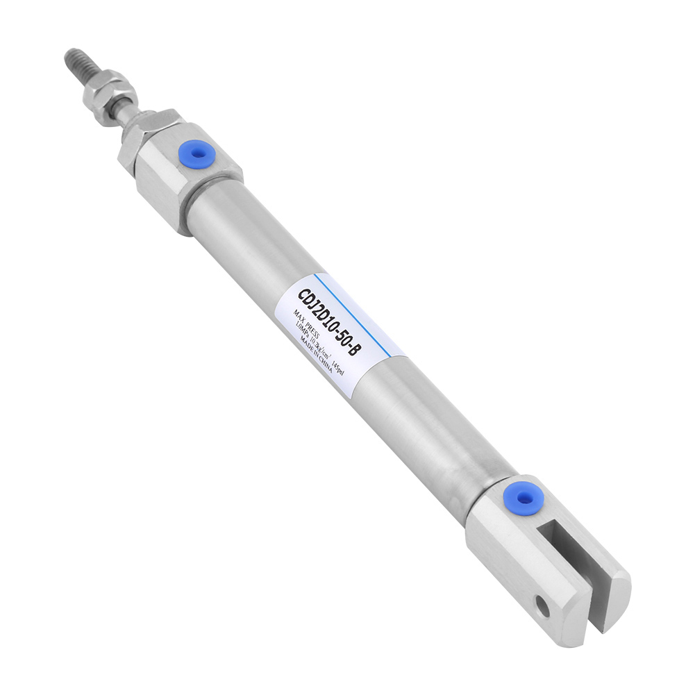 Mini-edelstahl-doppelwirkungs-luftzylinder, 50 Mm/2 Zoll Hub, Max. 1 Mpa
