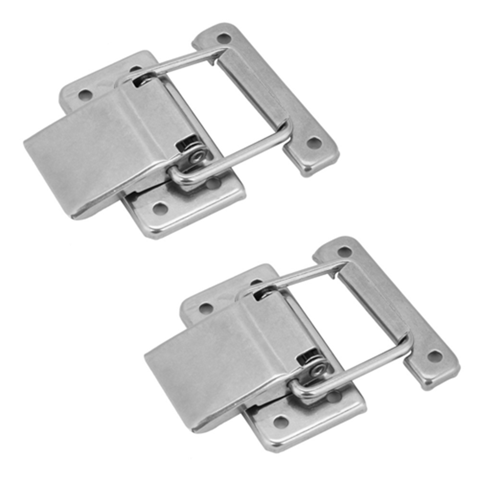 2 Edelstahlverbinder Für Gehäuse, Federbelastete Riegel, Hebelschlösser