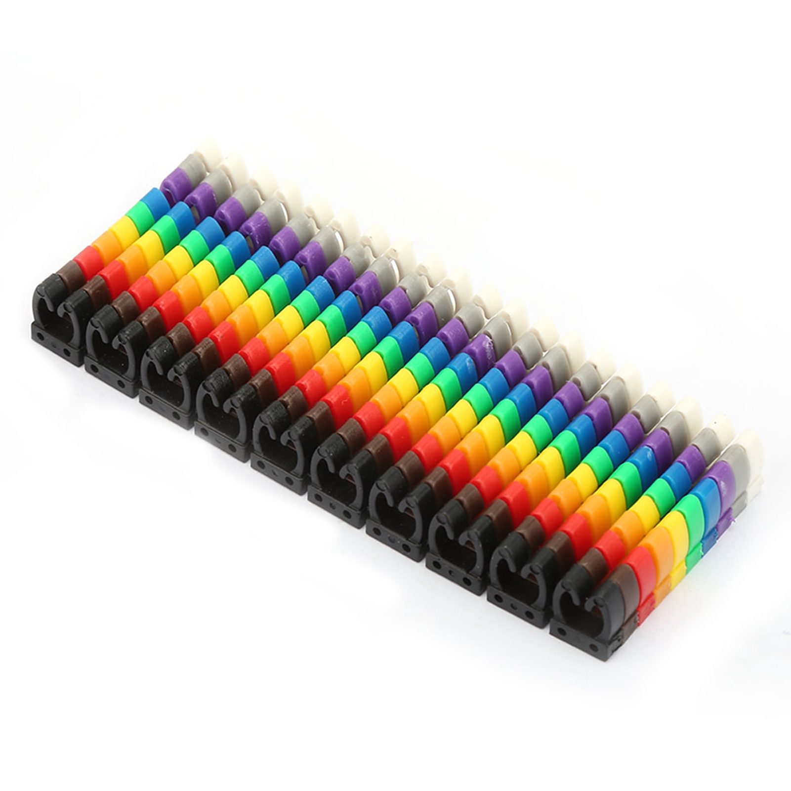 Digitale Nummerierung Von Kabelkanälen, Kabelmarkierung, Farbig (100 Stück, 4 Mm²)
