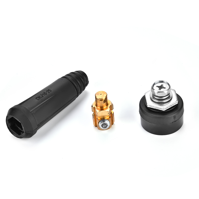 Dkj10-25 Stück Schwarzer Europäischer Schweißkabel-schnellverbinder/schnellanschlussadapter