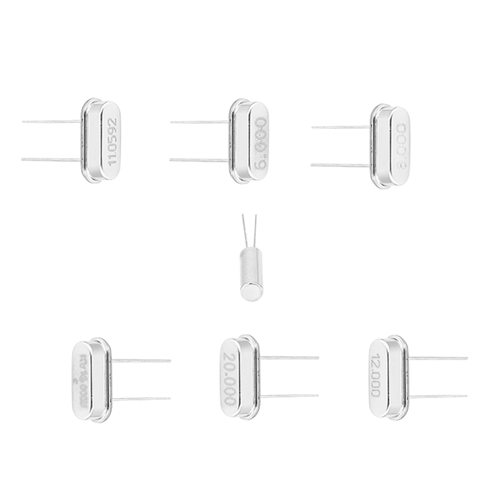 35-teiliger Quarzoszillator-satz Mit 7 Werten: 32,768 Kω, 6 Mhz, 8 Mhz, 11,0592 Mhz, 12 Mhz, 16 Mhz, 20 Mhz