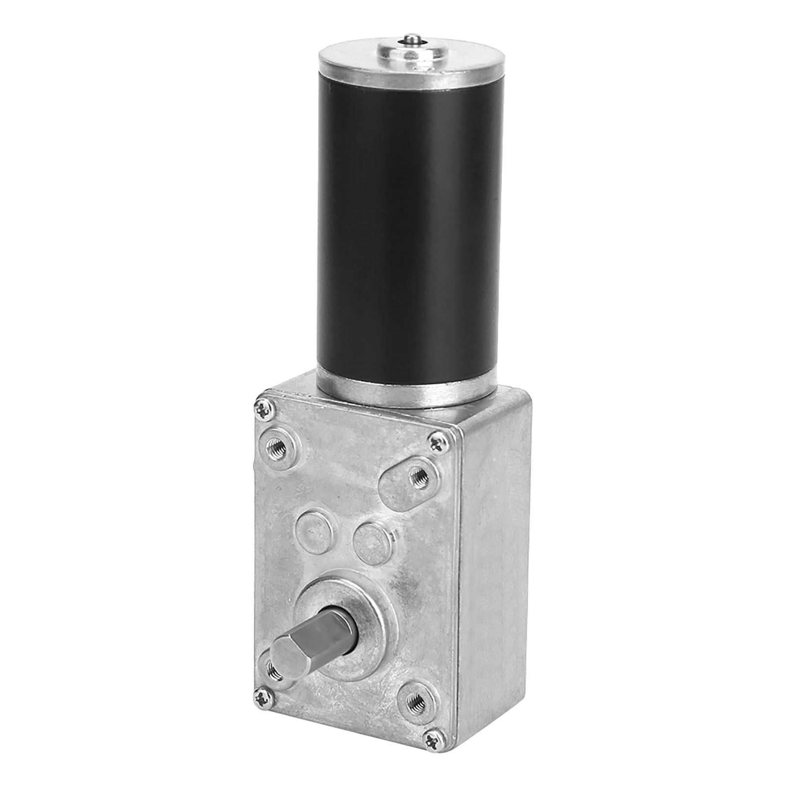 Elektrischer Getriebemotor Mit Reduzierter Drehzahl, Schneckengetriebemotor Für Reversierfunktion, 8 Mm Welle, 24 V (10 U/min)