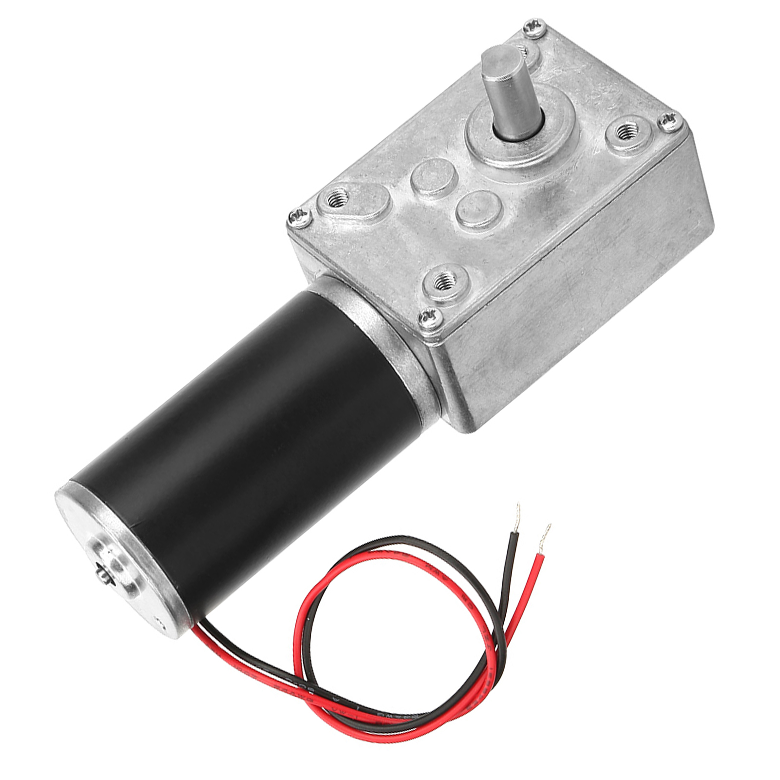 Elektrischer Getriebemotor Mit Reduzierter Drehzahl, Schneckengetriebemotor Für Drehrichtungsumkehr, 8 Mm Welle, 24 V (30 U/min)
