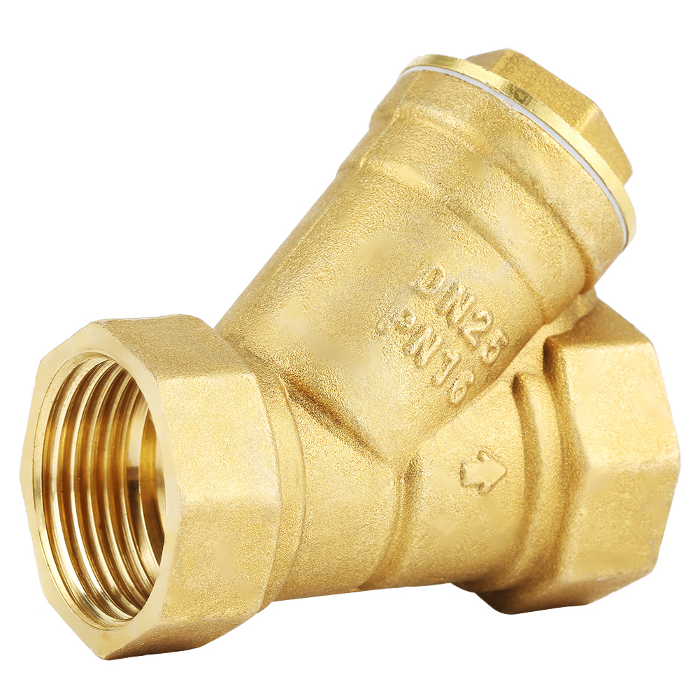 1" Bspp-innengewinde, Y-förmiger Messing-filterventilanschluss