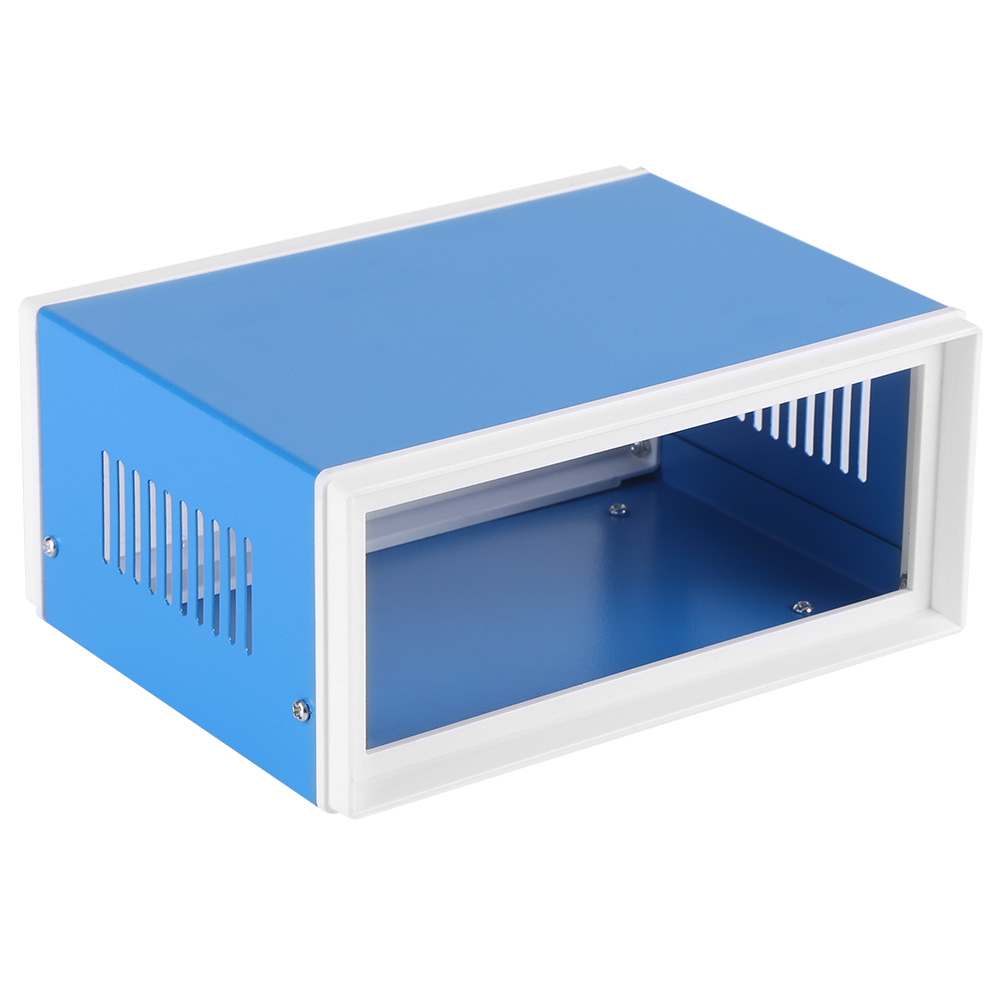 170 X 130 X 80 Mm Blaue Metallgehäuse-projektbox Diy-anschlussdose