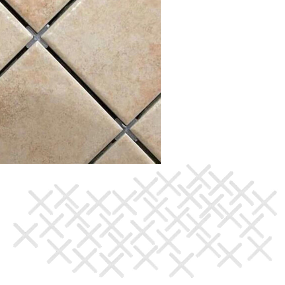 2000 Stück Kunststoff-keramikfliesen-abstandshalter, Kreuzgenutet, Wiederverwendbares Nivelliersystem, 2 Mm/2,5 Mm