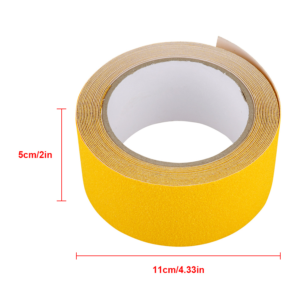 5 Cm X 5 M Selbstklebendes, Rutschfestes Pvc-band, Verschleißfest, Für Sicherheitsböden (gelb)