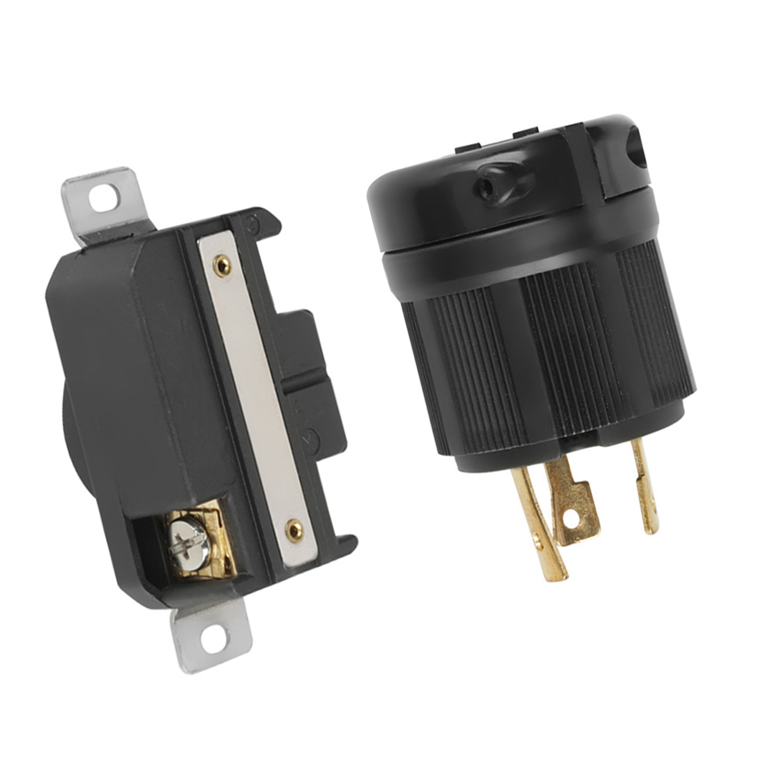 Nema L6-30p L6-30r 30a 250v Schraubverriegelungsstecker/-buchse, 3-polig, Stecker Und Buchse