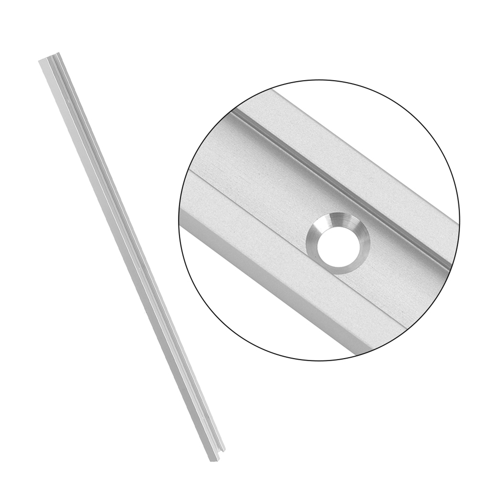 T-nut-gehrungssägen-vorrichtung Aus Porenfreier Aluminiumlegierung, Gleitplatten-vorrichtung, Holzbearbeitungswerkzeug (400 Mm)