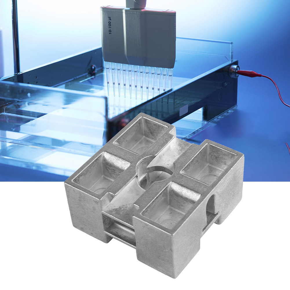 Mittelblock Aus Verzinkter Zinklegierung, 50 X 50 Mm Metallabstandshalter Z030m