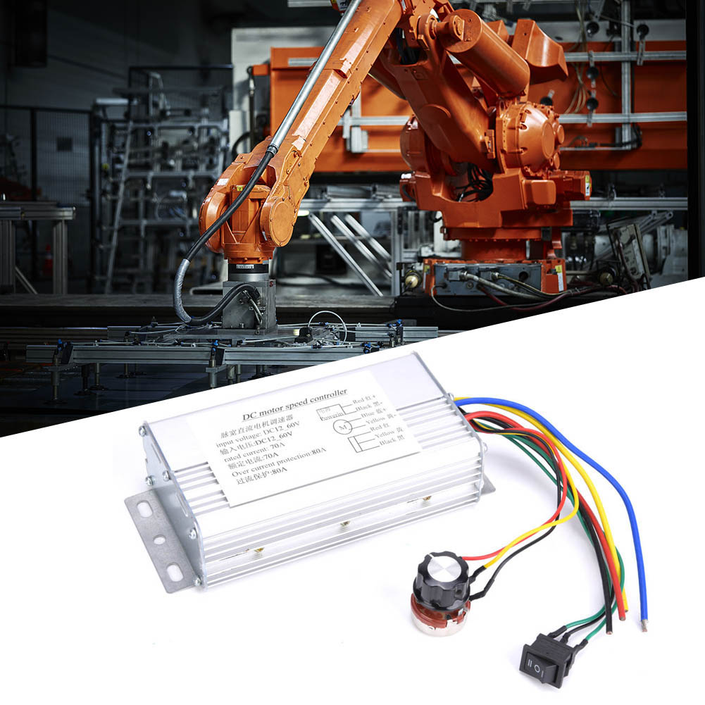 12v-60v 70a Pwm-gleichstrommotor-drehzahlregler, Reversibel, Vorwärts/rückwärts