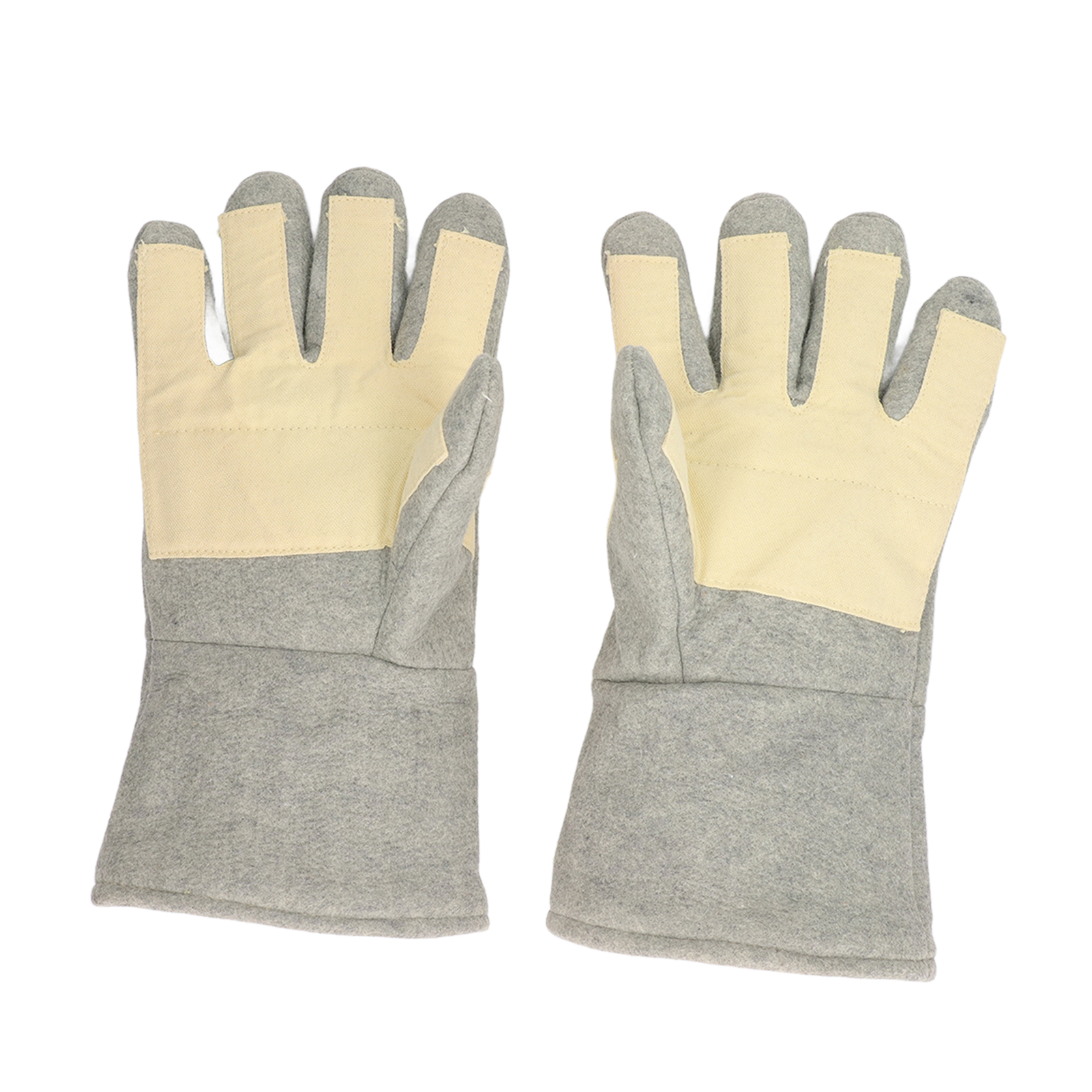1 Paar Hitzebeständige Handschuhe Mit Getrennten Fingern, Hitzebeständige Handschuhe, Werkzeug Für Schweißarbeiten