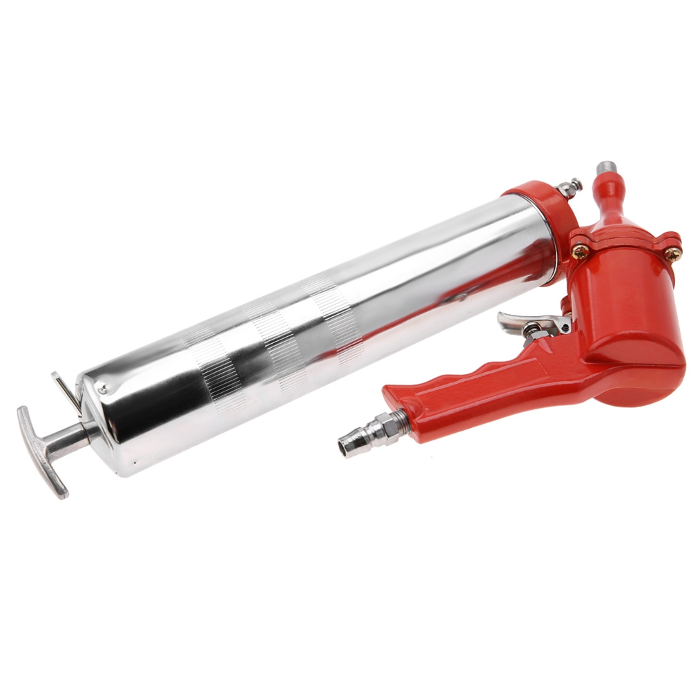 400 Cm³ Verzinkte Pneumatische Fettpresse, Pneumatisches Fettpressenwerkzeug Für Kartuschenschmierung, 1/4
