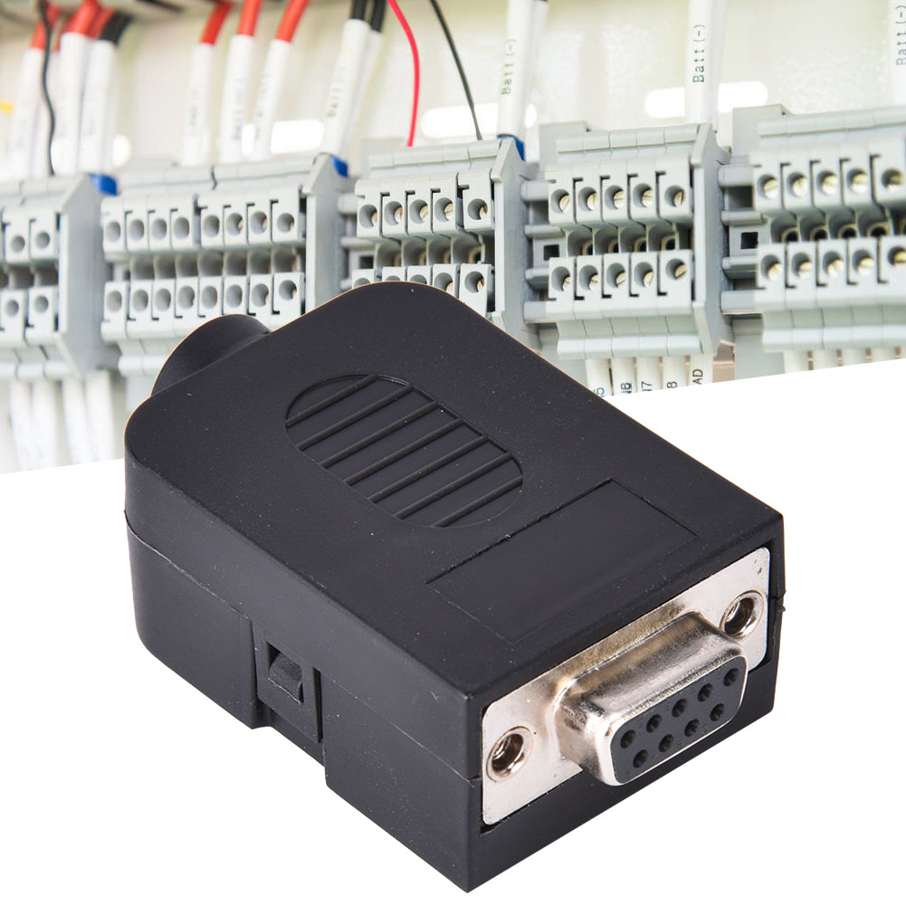 Stück Db9 9-polige Schraubstecker Auf Serielle Schnittstellen Adapter Mit Gehäuse
