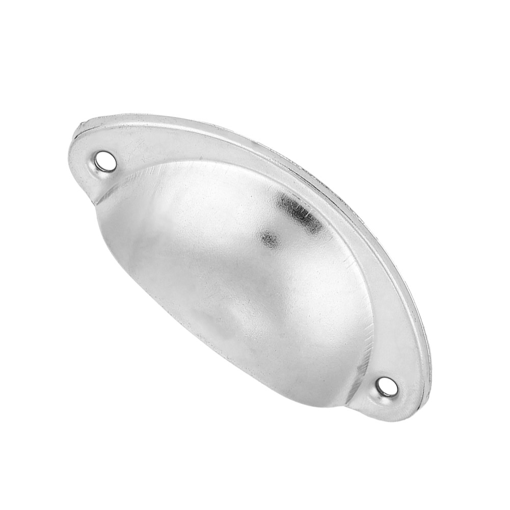 Metallener Schubladen-/schrank-/möbelgriff, Antiker Muschelgriff, Handlich (silber)