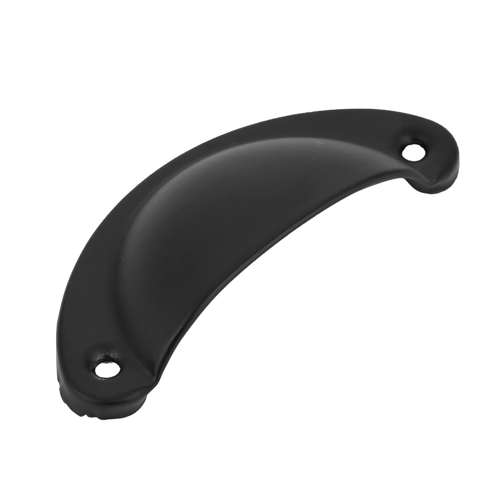 Metall-schubladenknopf, Antiker Muschelgriff, Armlehnen (schwarz)