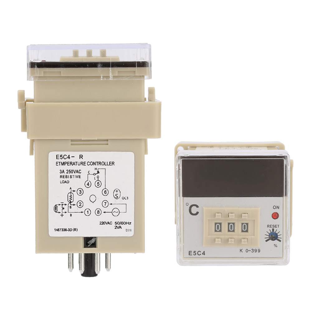 Digitaler Temperaturregler-thermostat E5c4-r Mit Thermoelementsensor Typ K