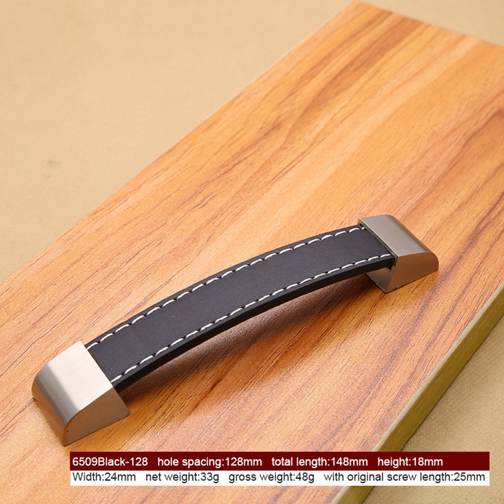 Griff Aus Pu-leder Für Gepäck, Schränke, Kleiderschränke, Schubladen, Möbelknöpfe (128 Mm)