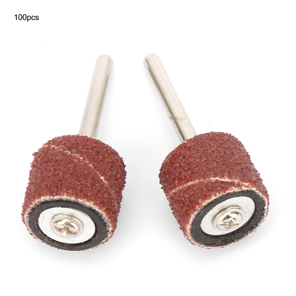 100 Stück 12 Mm Schleifring-schleifscheiben, Schleifzubehör, 2 Stück Stäbe