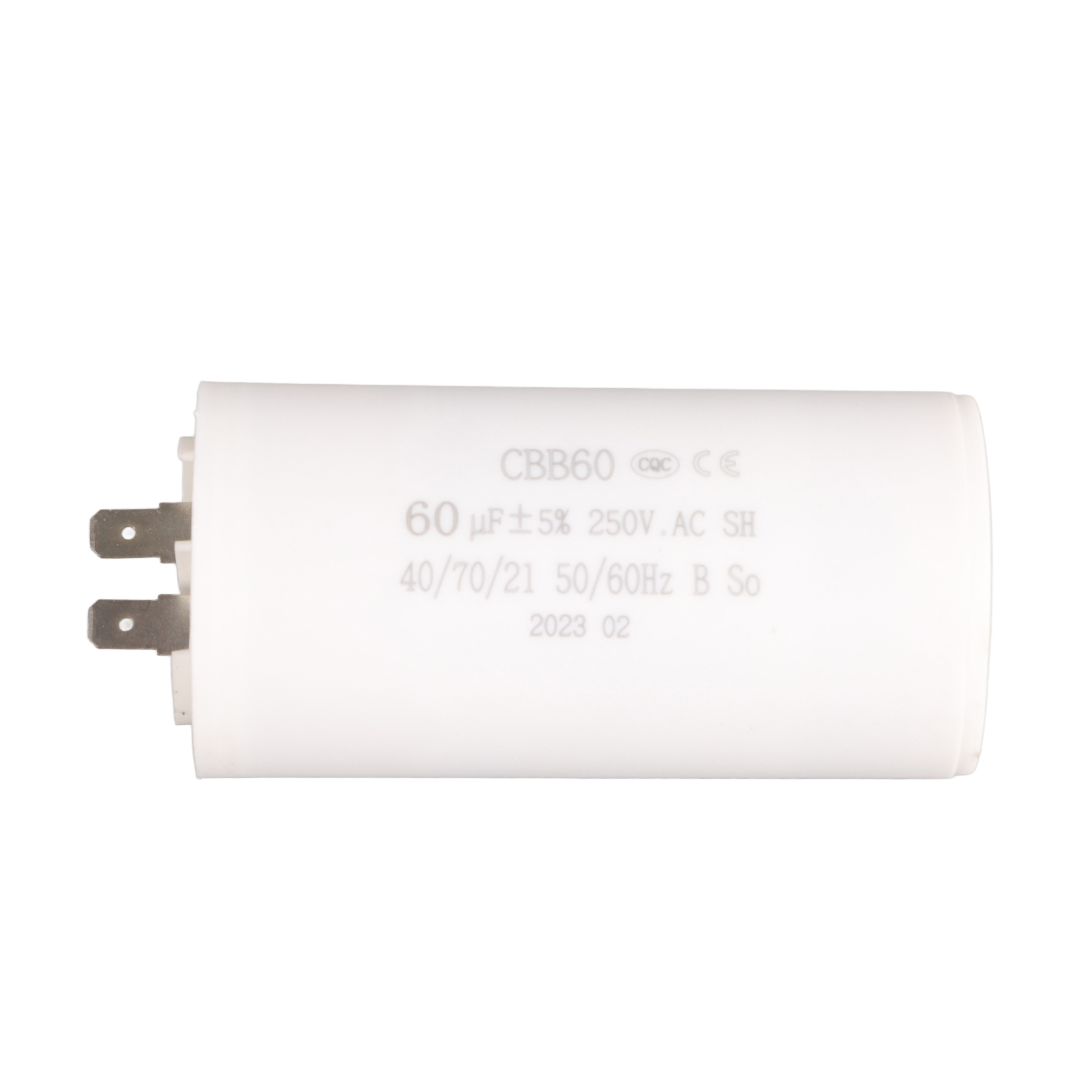 Zylindrischer Betriebskondensator Cbb60, Wechselstrom 250 V, 60 Μf, 50/60 Hz, Für Motorpumpe