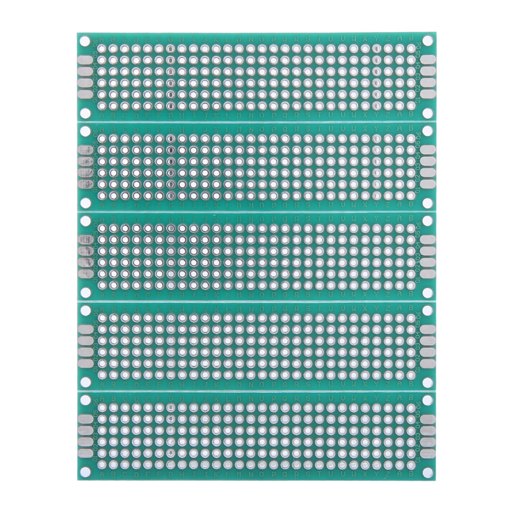 10 Stück 2x8 Cm Doppelseitige Prototypen-leiterplatten, Verzinnte Testplatinen, Allgemeine Platinen