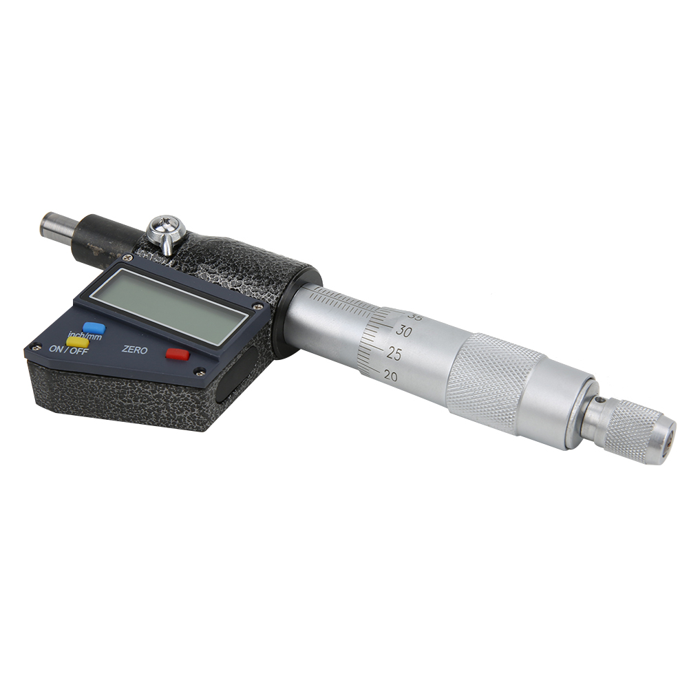 Digitaler Mikrometerkopf, Hochpräzise, Hartmetall, Elektrisches Messwerkzeug 0-25 Mm